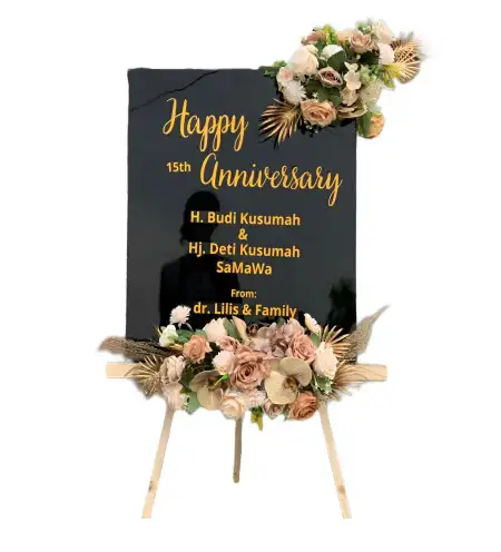 Papan Bunga Akrilik sukawarna