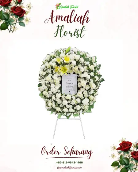 Krans Bunga Duka sukawarna